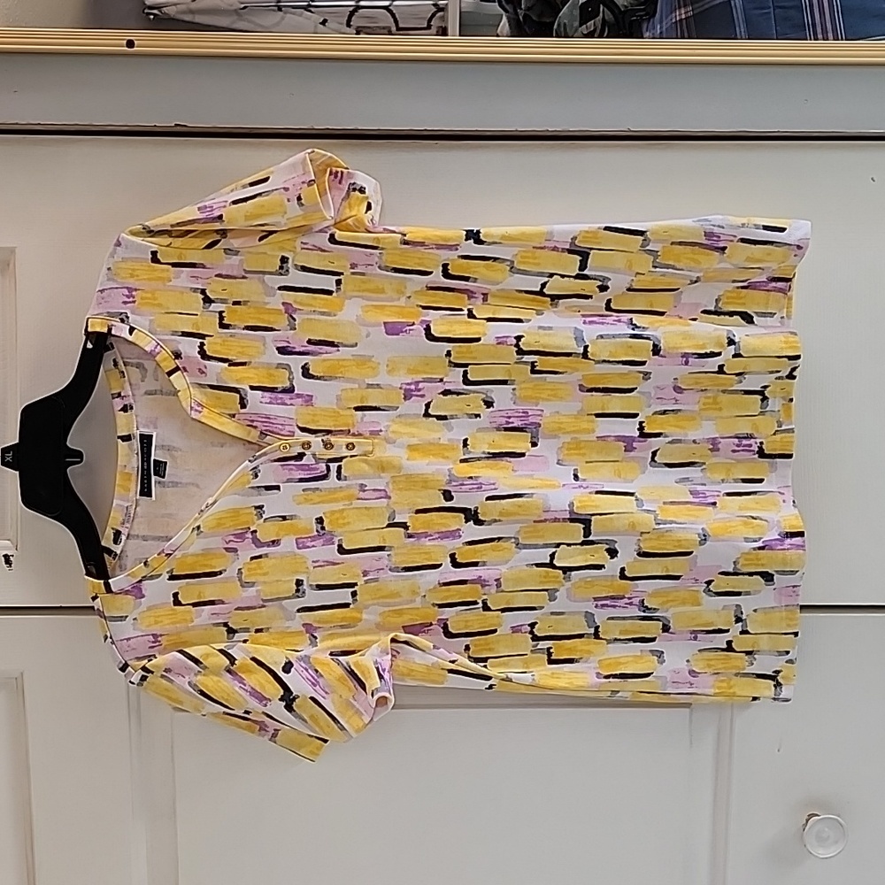 NWOT Karen sScott tab front top sz L
